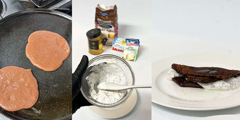 ricetta pancake kinder fetta a latte farcito
