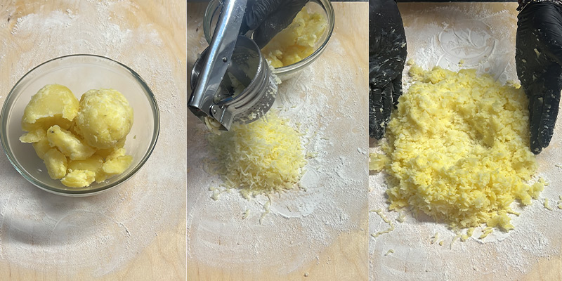 Gnocchi di patate schiaccia patate