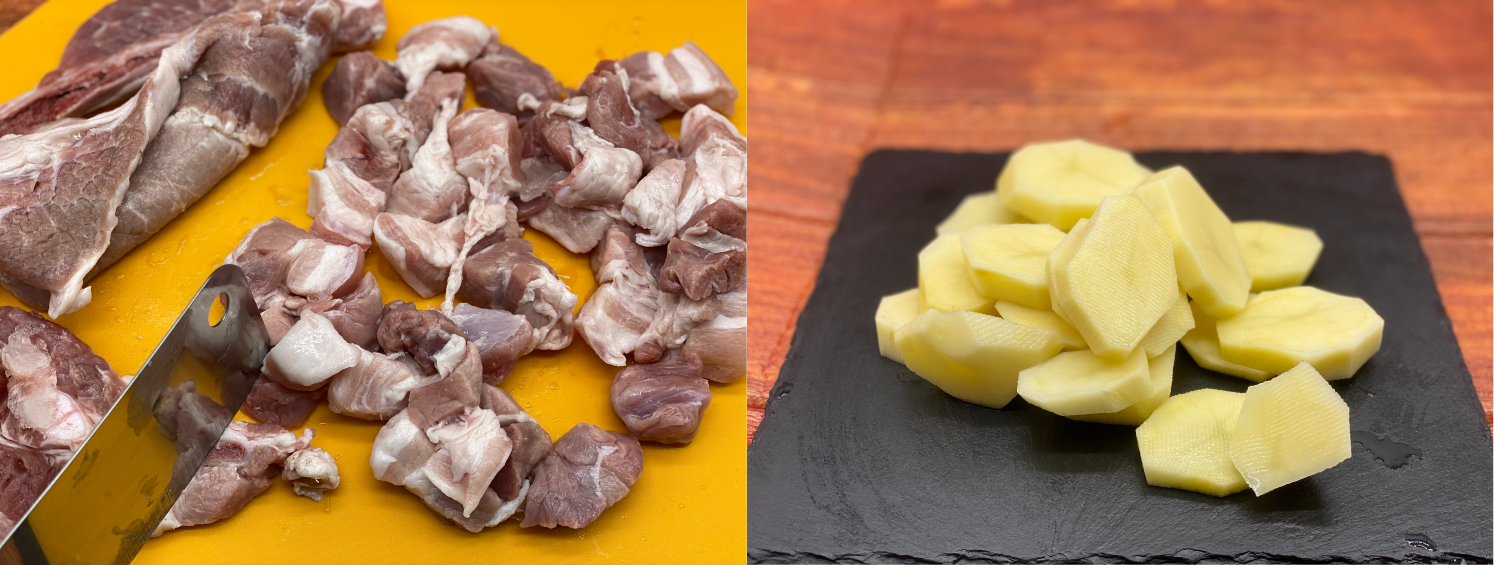 Carne di Maiale al Forno con patate mollica di pane ricette online saporido