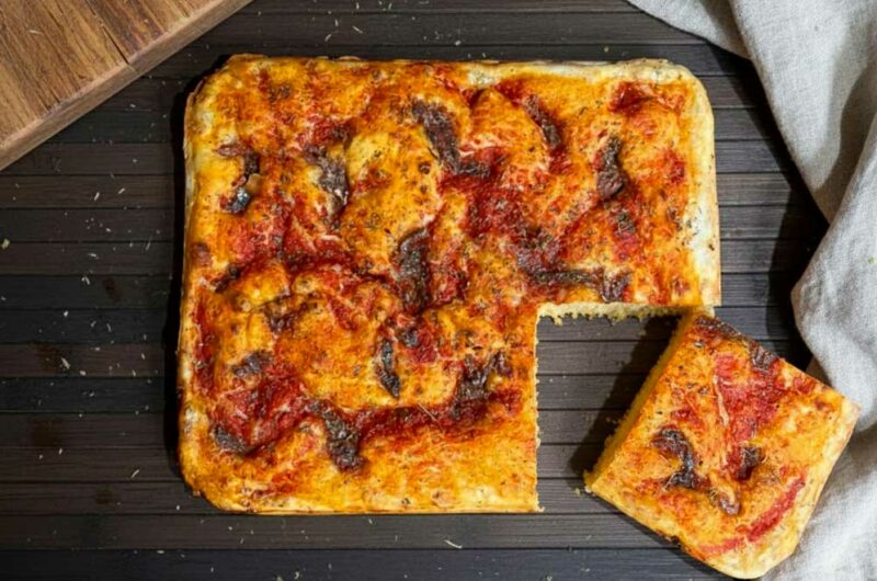 Focaccia Pomodoro e Alici