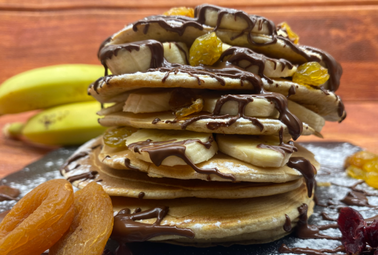 ricetta-online-pancake-proteici-avena-e-banane-e-cioccolato-fondente-saporido
