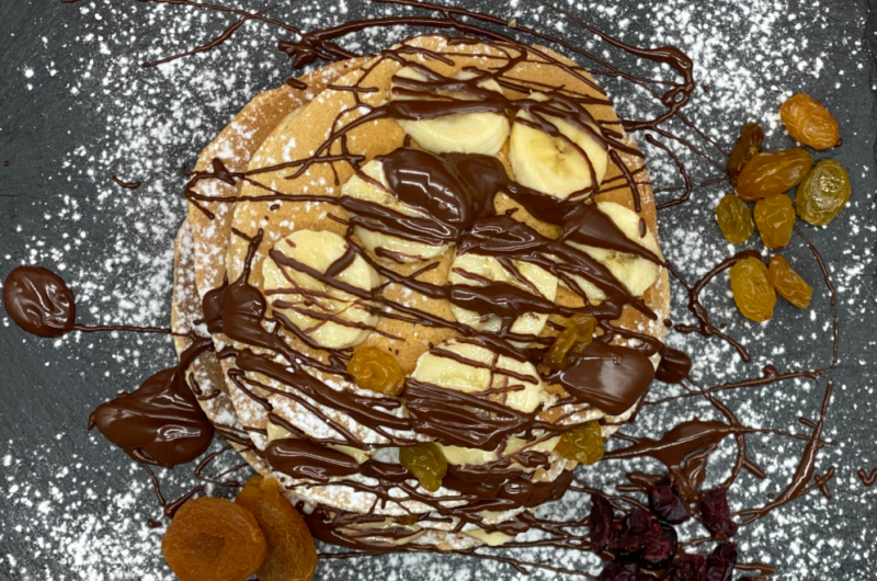 Pancake Kinder Fetta a latte