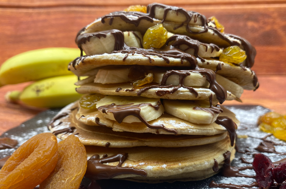 ricetta-online-pancake-proteici-avena-e-banane-e-cioccolato-fondente-saporido