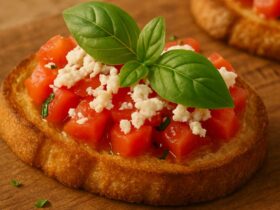 idea-ricetta-antipasto-contorno-bruschette-al-pomodoro-basilico-e-ricotta-salata-saporido
