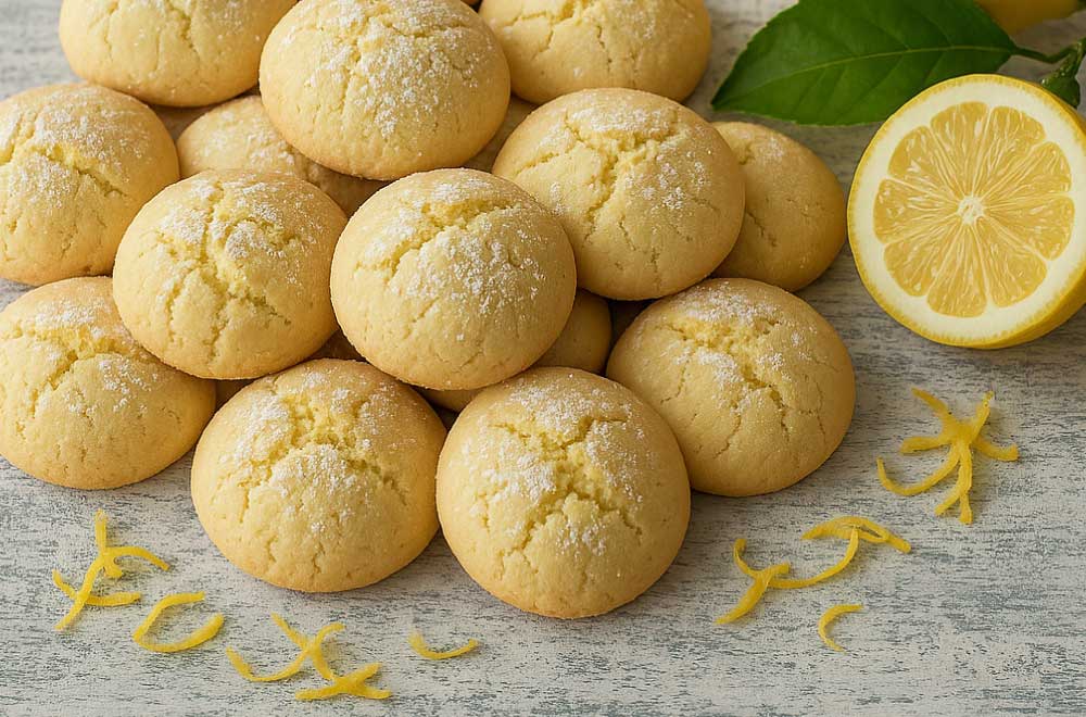 ricetta biscotti al limoni senza latte e burro facile e veloce