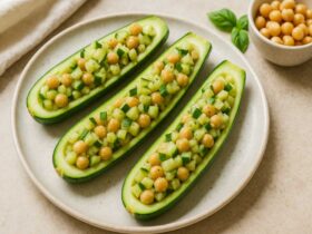 ricetta-secondo-piatto-leggero-barchette-di-zucchine-e-ceci-saporido