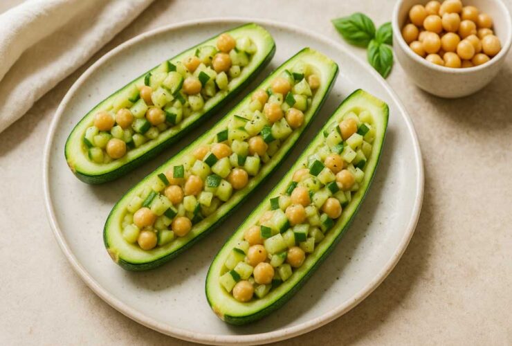 ricetta-secondo-piatto-leggero-barchette-di-zucchine-e-ceci-saporido