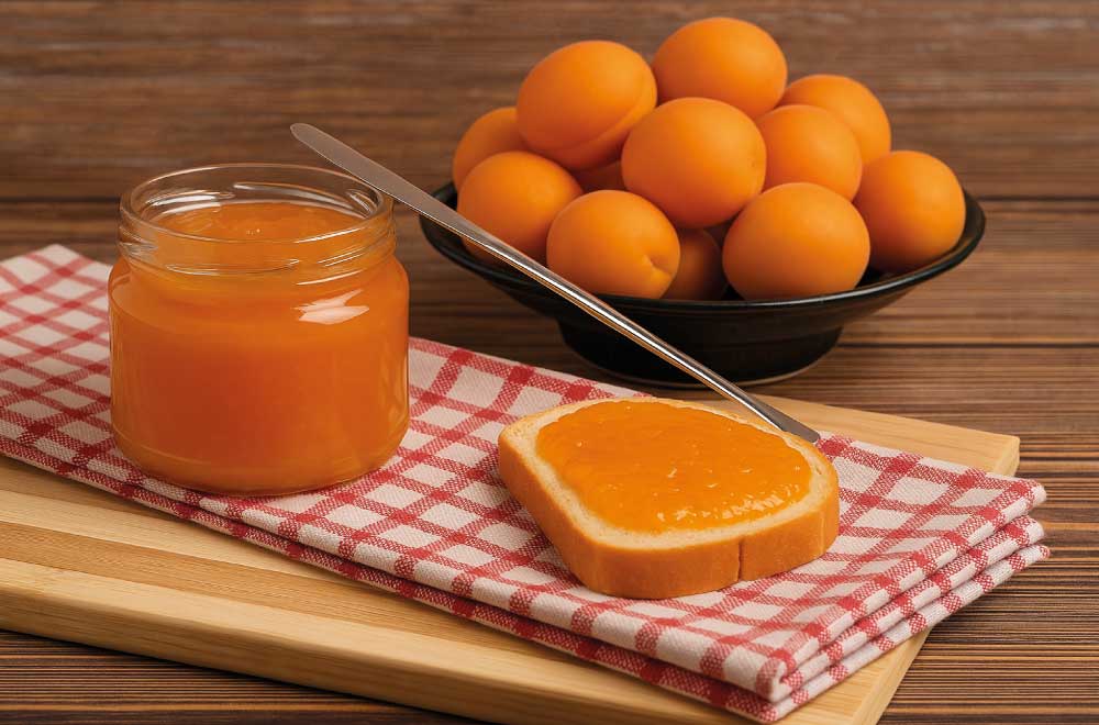 idea colazione marmellata all'albicocca