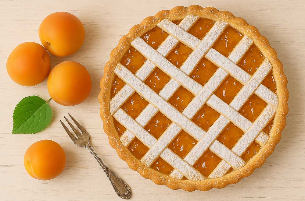 idea ricetta facile della crostata alla marmellata di albicocca