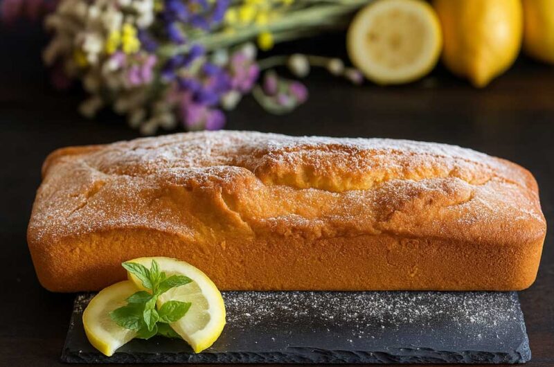 Plumcake al Limone Ricetta senza Latte e Burro