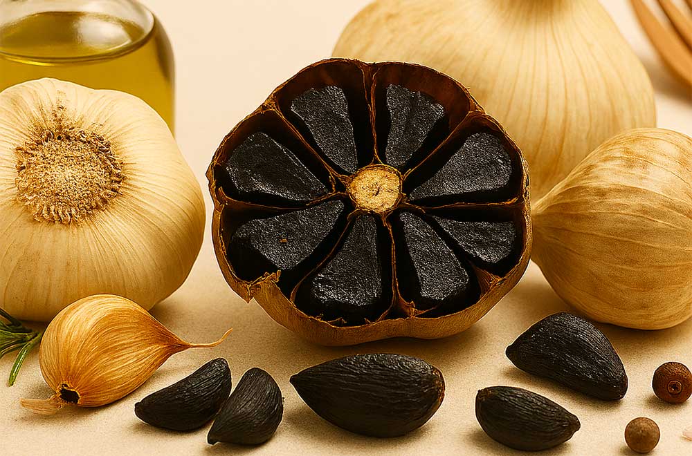aglio benefici e utilizzi: verdure al forno con aglio in camicia