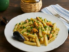 idea ricetta primo piatto cortecce con le cozze